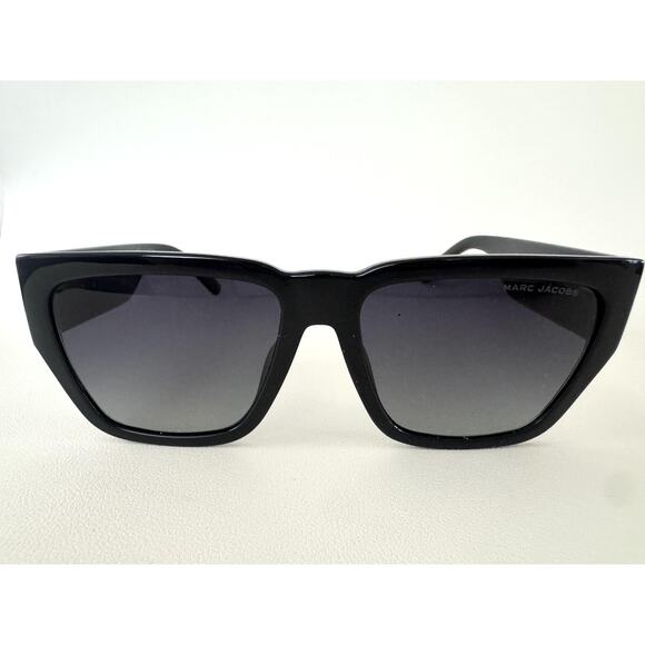 Marc Jacobs Accessories - Marc Jacobs Cateye Sunglasses Womens Black Polarized 57mm Square Gray 145